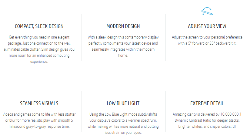 Features of the HP 27fw 27